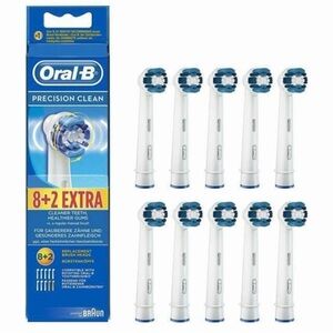 ORAL-B Precision Clean Replacement Brush Heads - Pack of 10 - NEW in Box
